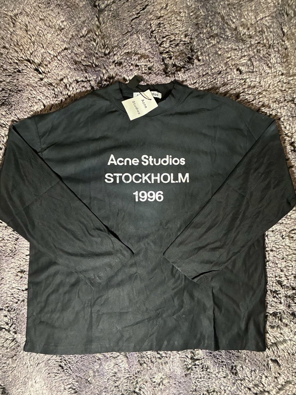 Acne Studios Black 'Stockholm 1996' Long-Sleeve Tee